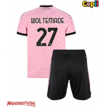 Juventus Nick Woltemade #27 Echipament de Fotbal Replică 2026-27 Copii Deplasare (+ Șorturi)
